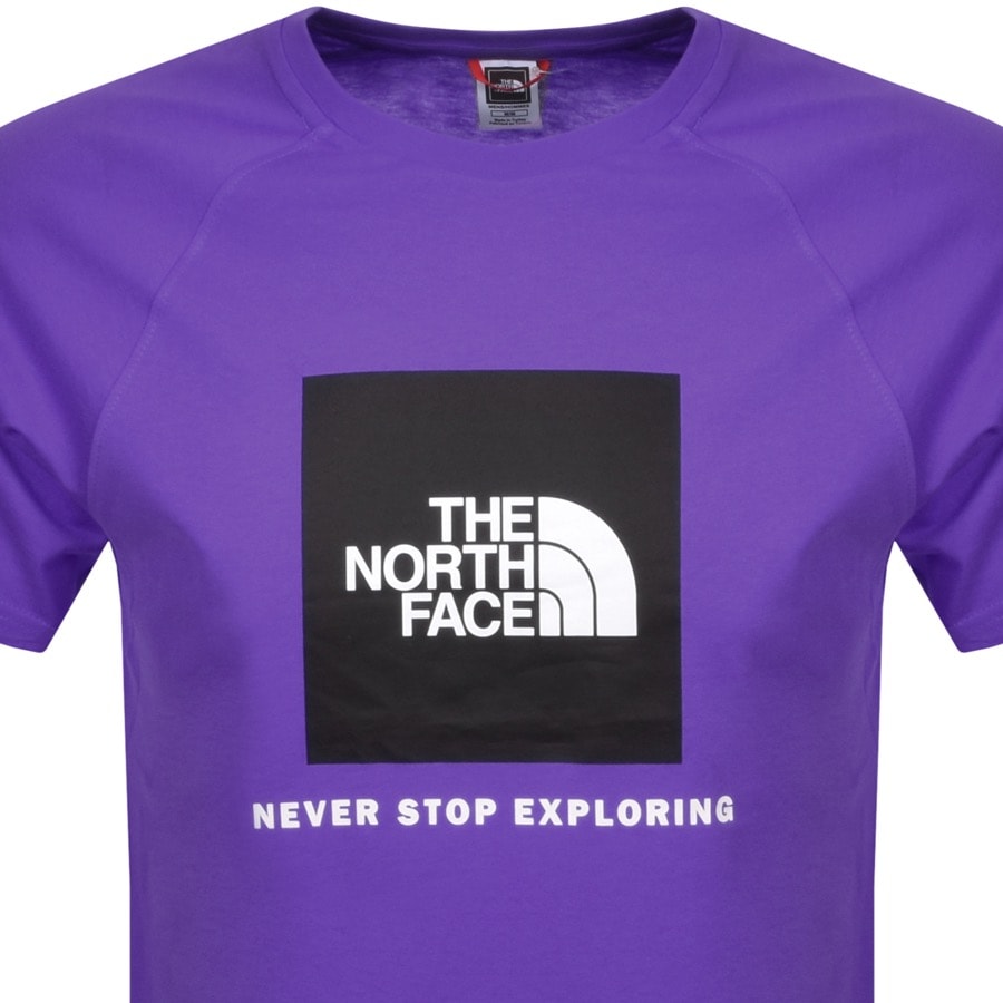 Alternative Image for ProductThe North Face Raglan Redbox T Shirt Purple2